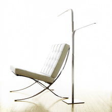 Load image into Gallery viewer, LIM L LED Floor Lamp in living room.