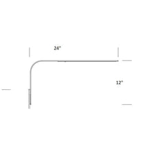 Load image into Gallery viewer, LIM L LED Floor Lamp - line drawing.