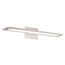 Load image into Gallery viewer, Line LED Bath Vanity Wall Light in Medium/2700K/Brushed Aluminum.