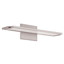 Load image into Gallery viewer, Line LED Bath Vanity Wall Light in Small/2700K/Brushed Aluminum.