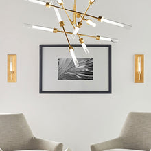 Load image into Gallery viewer, Linger LED Abstract Chandelier in living room.