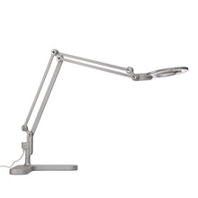 Load image into Gallery viewer, Link LED Table Lamp in Silver/Table (Medium).