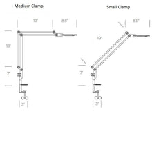 Load image into Gallery viewer, Link LED Table Lamp - line drawing.