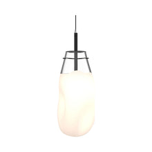 Load image into Gallery viewer, Liquid LED Pendant Light in Clear & White/Large.