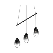Load image into Gallery viewer, Liquid Linear Spreader LED Pendant Light in Smoke Fade.