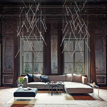 Load image into Gallery viewer, A-Tube Nano Duo LED Pendant Light in living room.