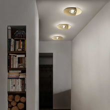 Load image into Gallery viewer, Bugia LED Flush Mount Ceiling Light in hallway.