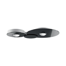 Load image into Gallery viewer, Bugia LED Multi Light Flush Mount Ceiling Light in Black/Double.