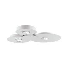 Load image into Gallery viewer, Bugia LED Multi Light Flush Mount Ceiling Light in White/Triple.