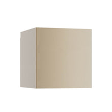 Load image into Gallery viewer, Laser Cube LED Wall Light in Champagne.