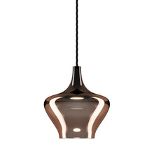 Load image into Gallery viewer, Nostalgia Medium LED Pendant Light in Black/Glossy Bronze.