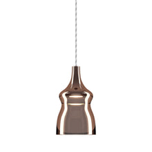 Load image into Gallery viewer, Nostalgia Small LED Pendant Light in Clear/Copper.