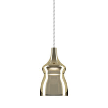 Load image into Gallery viewer, Nostalgia Small LED Pendant Light in Clear/Gold.