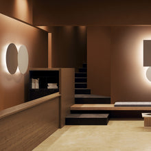 Load image into Gallery viewer, Puzzle Mega Round LED Ceiling Wall Light in living room.