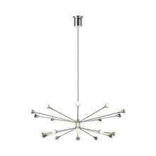 Load image into Gallery viewer, Lody LED Chandelier in 20-Light/Polished Nickel.