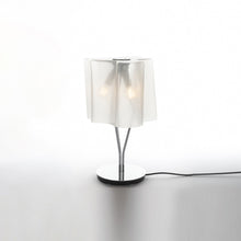Load image into Gallery viewer, Logico Mini Table Lamp in Chrome/White.