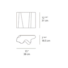 Load image into Gallery viewer, Logico Single Wall Light - line drawing.