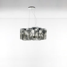 Load image into Gallery viewer, Logico Triple Linear Pendant Light in Grey/Smoke/Standard (Mini).