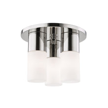 Load image into Gallery viewer, Lola LED Flush Mount Ceiling Light in Polished Nickel.