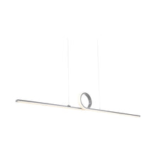 Load image into Gallery viewer, Loophole LED Pendant Light in Brushed Aluminum.