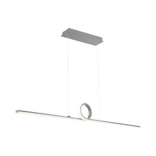 Load image into Gallery viewer, Loophole LED Pendant Light in Brushed Aluminum.