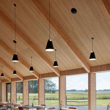 Load image into Gallery viewer, Above LED Pendant Light in restaurant.