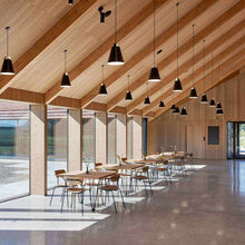 Load image into Gallery viewer, Above LED Pendant Light in restaurant.