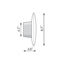 Load image into Gallery viewer, AJ Eklipta Wall Light - line drawing.