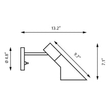 Load image into Gallery viewer, AJ Wall Light - line drawing.