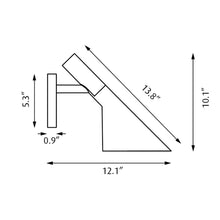 Load image into Gallery viewer, AJ Wall Light - line drawing.