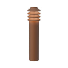 Load image into Gallery viewer, Bysted Garden Outdoor Bollard in Corten Color (Long).
