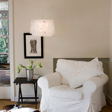 Load image into Gallery viewer, Collage Pendant Light in living room.
