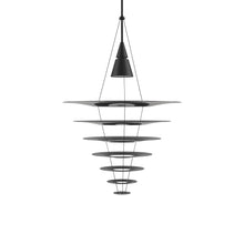 Load image into Gallery viewer, Enigma Pendant Light in Black (Large).
