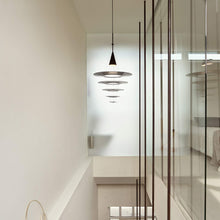 Load image into Gallery viewer, Enigma Pendant Light in living room.