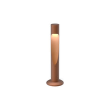 Load image into Gallery viewer, Flindt Garden Outdoor LED Bollard in Corten Color (Short).