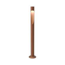 Load image into Gallery viewer, Flindt Garden Outdoor LED Bollard in Corten Color (Long).