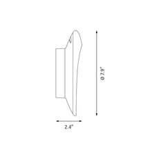 Load image into Gallery viewer, Flindt Outdoor LED Wall Light - line drawing.