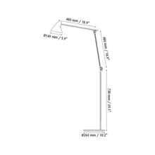 Load image into Gallery viewer, NJP LED Floor Lamp - line drawing.