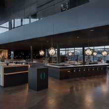 Load image into Gallery viewer, OE Quasi Pendant Light in restaurant.