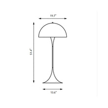 Load image into Gallery viewer, Panthella Floor Lamp - line drawing.