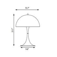Load image into Gallery viewer, Panthella Table Lamp - line drawing.