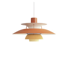 Load image into Gallery viewer, PH 5 Pendant Light in Hues of Orange.