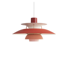 Load image into Gallery viewer, PH 5 Pendant Light in Hues of Red.