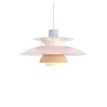 Load image into Gallery viewer, PH 5 Pendant Light in Pastels Oyster Blue Rose.