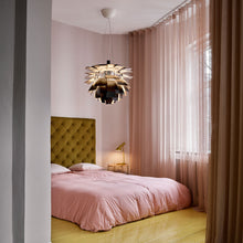 Load image into Gallery viewer, PH Artichoke Pendant Light in bedroom.