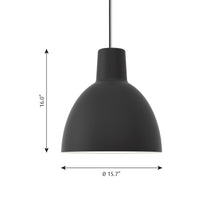 Load image into Gallery viewer, Toldbod Pendant Light - line drawing.