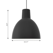 Load image into Gallery viewer, Toldbod Pendant Light - line drawing.