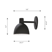 Load image into Gallery viewer, Toldbod Wall Light - line drawing.
