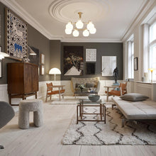 Load image into Gallery viewer, VL Crown Chandelier in Living Room.