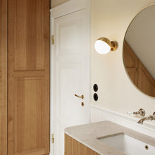 Load image into Gallery viewer, VL Studio Wall Light in Bathroom.